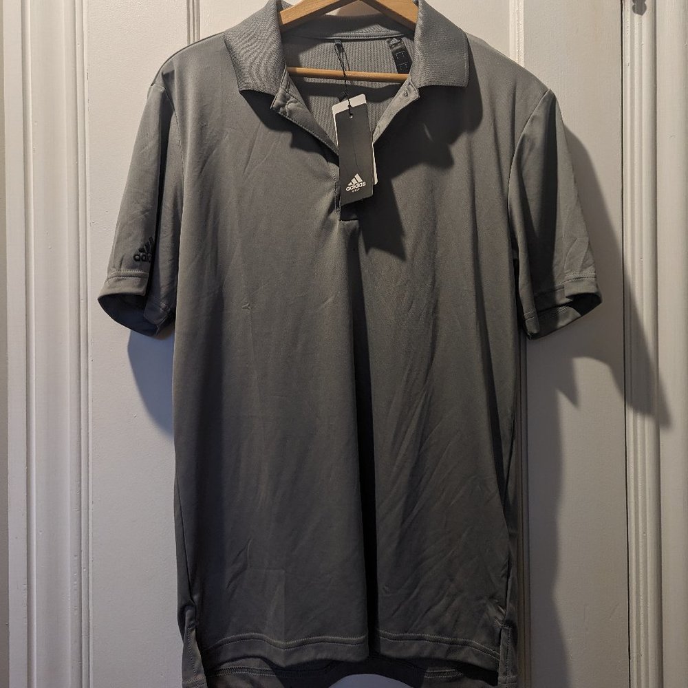 Men's Adidas Gray Golf Polo